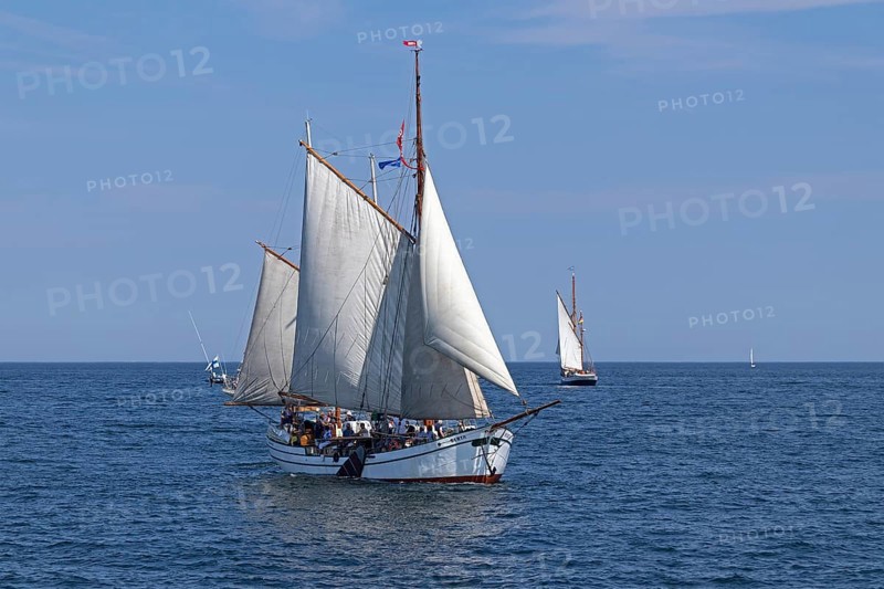 Sailing ship, Baltic Sea, Hanse Sail, Warnemünde, Rostock, Mecklenburg-Western Pomerania, Germany, Europe