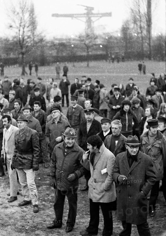 The collective bargaining dispute (strike) of the Industrial Union of Metalworkers (IG Metall) on 6-7 March 1974 mainly affected the shipyards and other well-known metal companies in Bremen, Germany, Europe