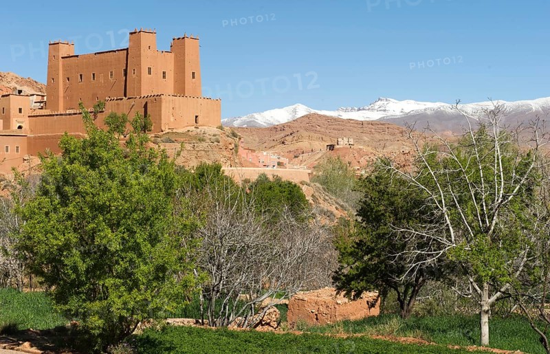 Morocco, Dades Valley, Valley of the Kasbahs, Dades Gorge, Kasbah Ait Youli, High Atlas Mountains, Africa