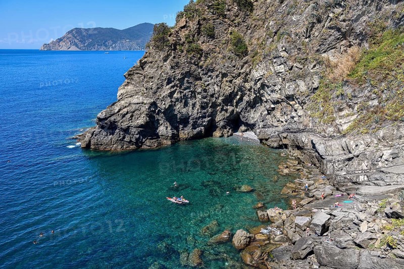 Corniglia Rock Bay, Cinque Terre, Province of La Spezia, Liguria, Italy, Europe