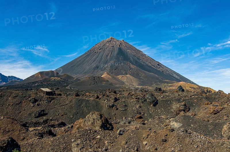Vulcano on Fogo. Cabo Verde. Africa