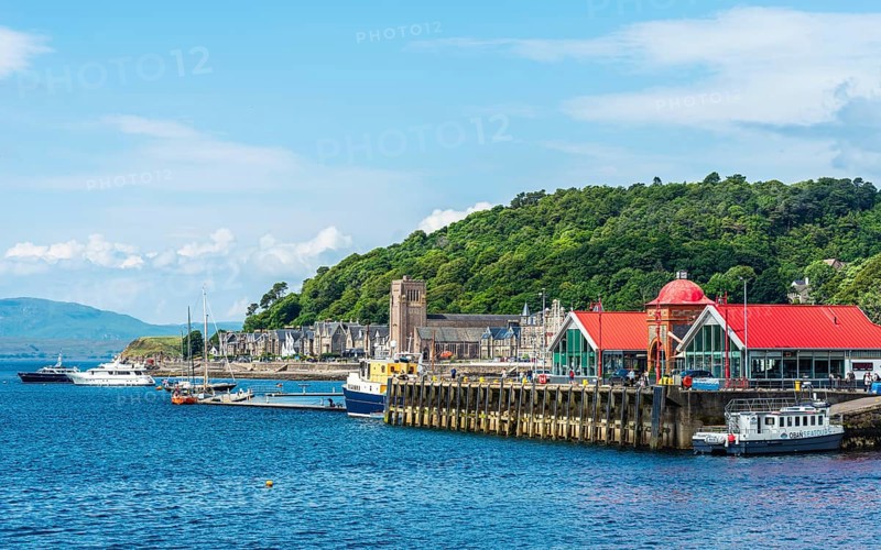 Oban Bay and Marina, Oban, Argyll and Bute, Scotland, UK