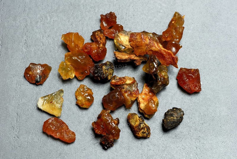 Commiphora habessinica-tree resin (Commiphora abyssinica), incense burning