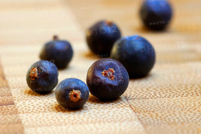 Juniper berries (Juniperus communis) dried