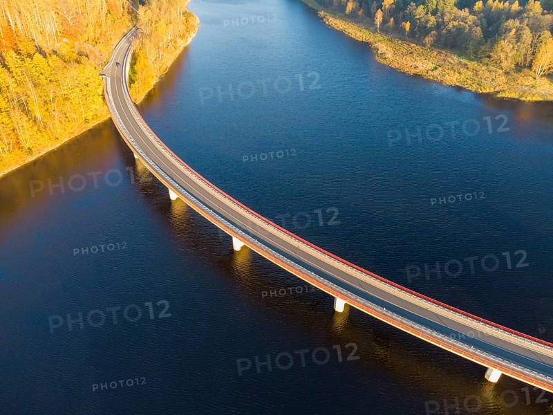The Rauschenbach Dam is a dam in the Free State of Saxony. The dammed waters are the Flöha and the Wernsbach. It was built from 1960 to 1968 in the upper Flöha valley near Cämmerswalde for drinking water supply. New bridge built 2002-2004