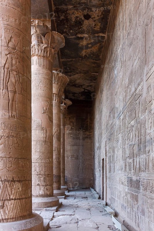 Temple of Edfu, Horus Temple, Edfu, Egypt, Africa
