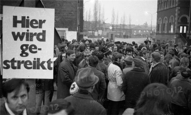 The collective bargaining dispute (strike) of the Industrial Union of Metalworkers (IG Metall) on 6-7 March 1974 mainly affected the shipyards and other well-known metal companies in Bremen, Germany, Europe
