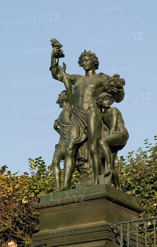 Brühl's Terrace is an architectural ensemble and a tourist attraction in Dresden. On the steps are the groups of figures Morning, Noon, Evening and Night, by Johannes Schilling