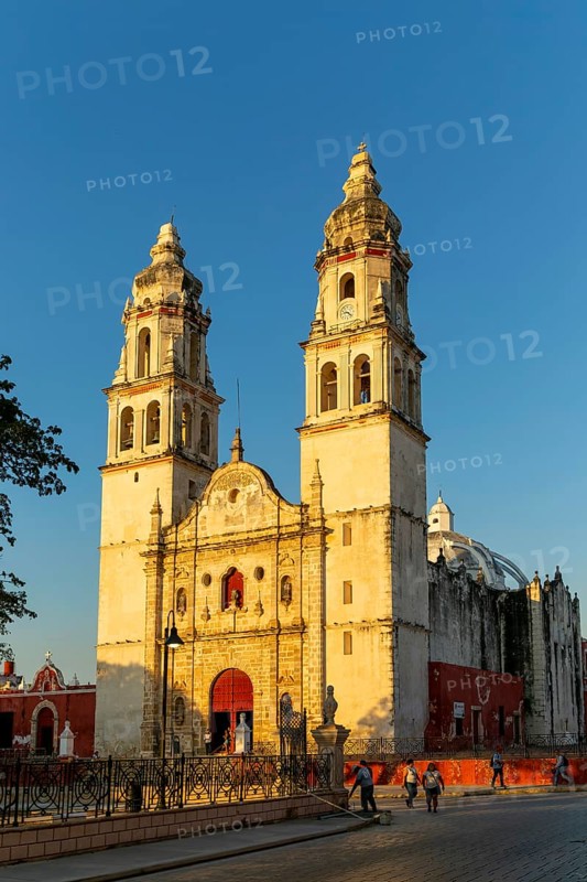 Cathedral church of Our Lady of the Immaculate Conception, Campeche city, Campeche State, Mexico, Central America