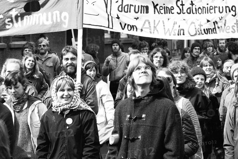 The traditional Easter March Ruhr 1982, Germany, Europe