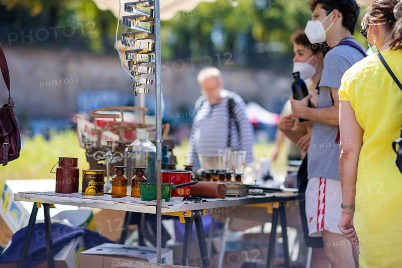 Flea markets may be held again on the banks of the Elbe in Johannstadt. However, some corona requirements, such as mask and distance, are mandatory