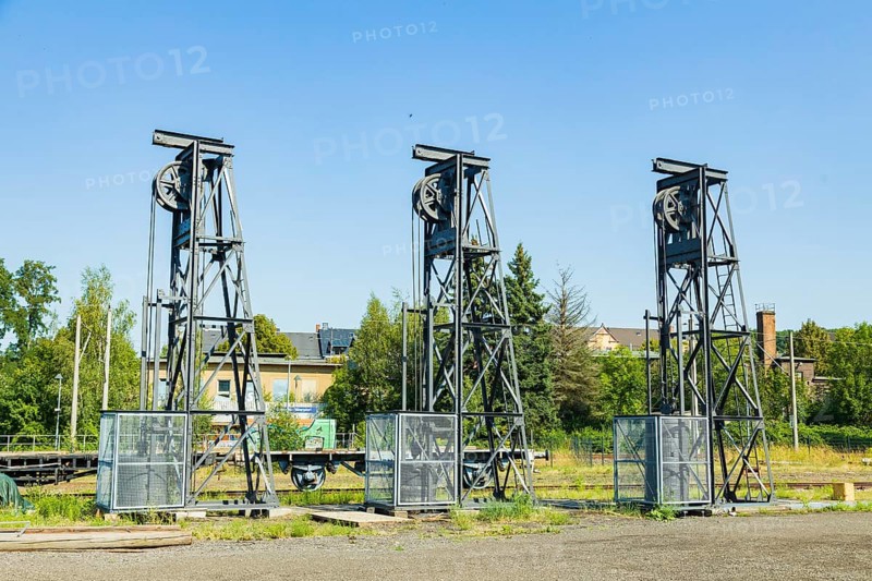 Saxon Monorail Museum Chemnitz, Rinsing Plant of the Rope Drainage System