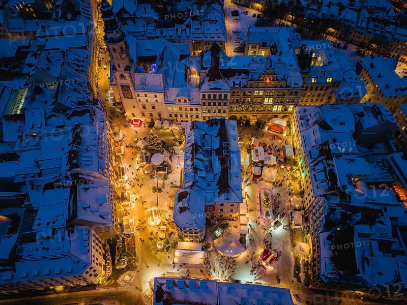 Christmas market in the old town of Görlitz