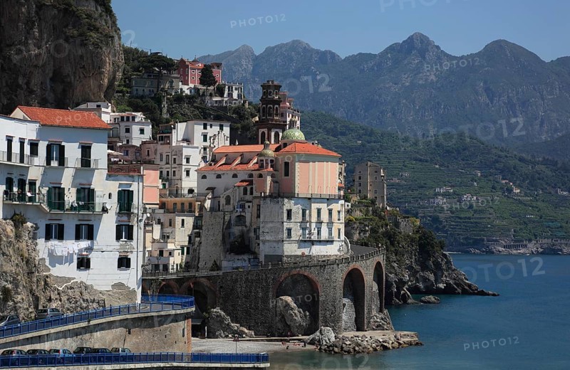 Atrani on the Amalfi Coast, Campania, Italy, Europe