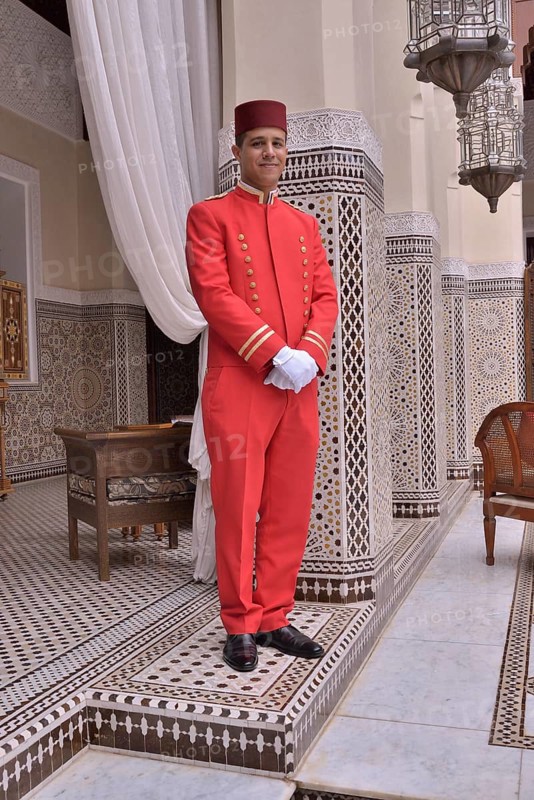 Staff at the Royal Mansour Hotel, Marrakesh, Marrakesh-Tensift-El Haouz region, Morocco, Africa
