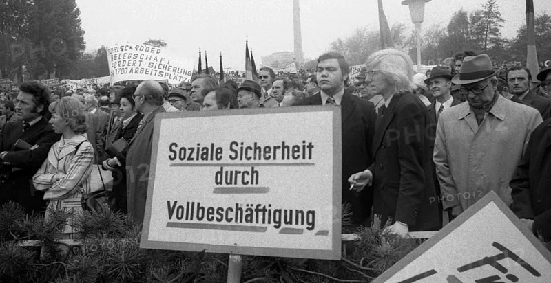 DGB demonstration on 1 May 1974 in Dortmund, DEU, Germany, Dortmund, Europe