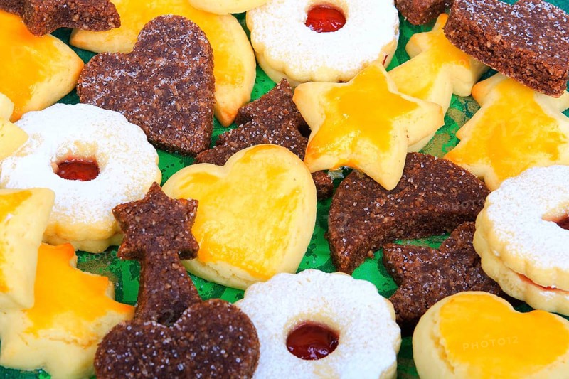 Christmas cookies, Miländerli, rogues, Basler Brunsli, pastries