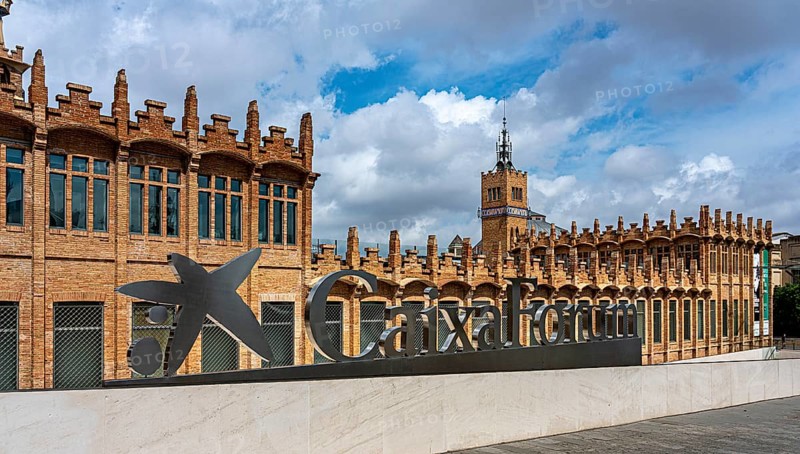 CaixaForum, cultural centre in the former Fabrica Casaramona, Barcelona, Spain, Europe