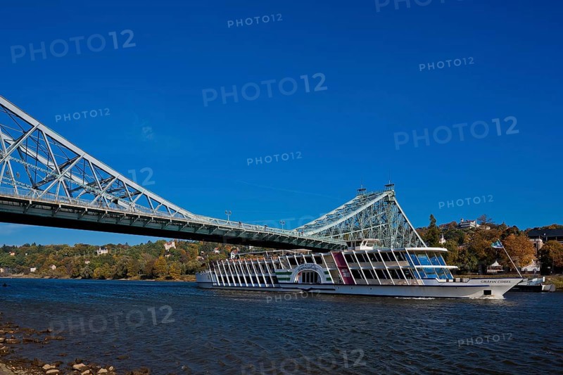 Elbe Bridge Blue Wonder
