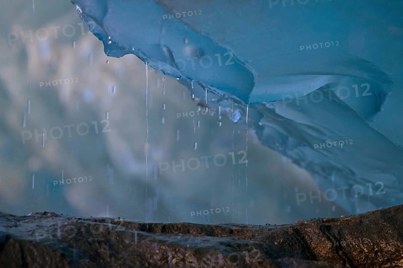 Melting ice of the Svartisen glacier, Helgeland, Norway, Europe