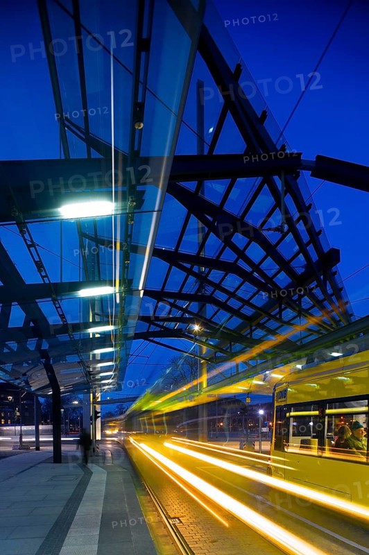 Postplatz Bus stop Schmetterling