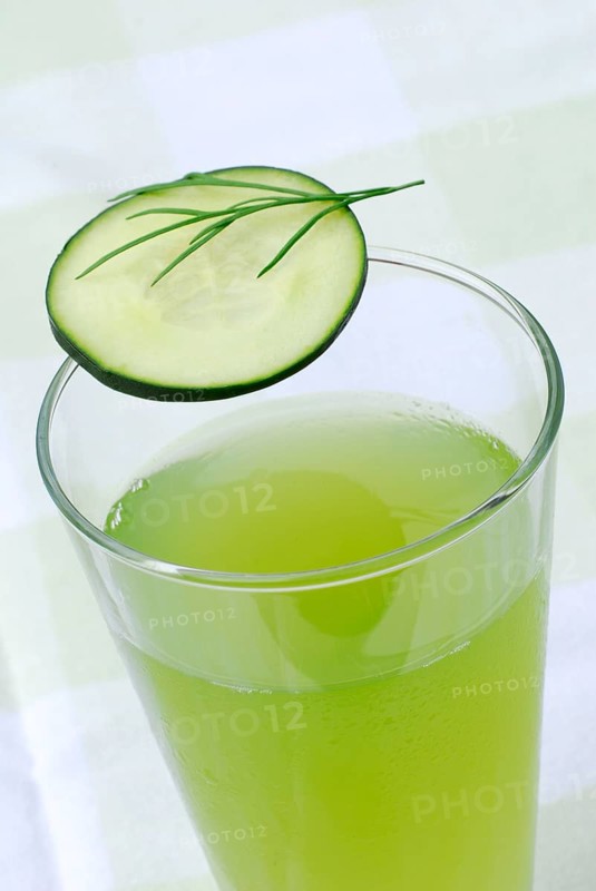Cucumber juice with dill, glass, cucumber, snake cucumber, cucumber water