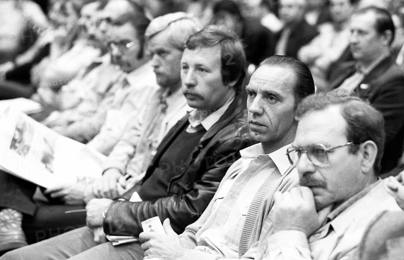 The general meeting of shop stewards of Hoesch AG Westfalenhuette in IG Metall discussed problems of their organisation on 25.07.1980 in Dortmund, Germany, Europe