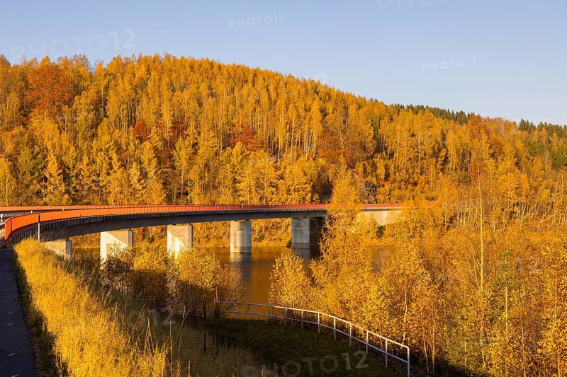 The Rauschenbach Dam is a dam in the Free State of Saxony. The dammed waters are the Flöha and the Wernsbach. It was built from 1960 to 1968 in the upper Flöha valley near Cämmerswalde for drinking water supply. New bridge built 2002-2004