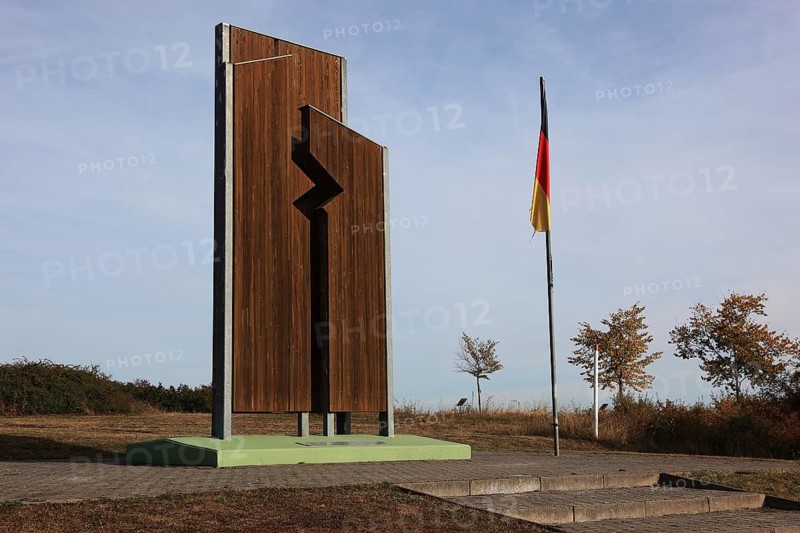 Point Alpha, memorial and meeting place on the road between Geisa (Thuringia) and Rasdorf (Hesse), Germany, Memorial, Europe