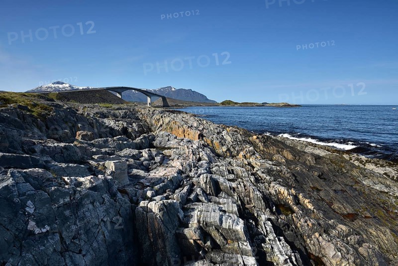 Archipelago Landscape on the Atlantic Road in Norway