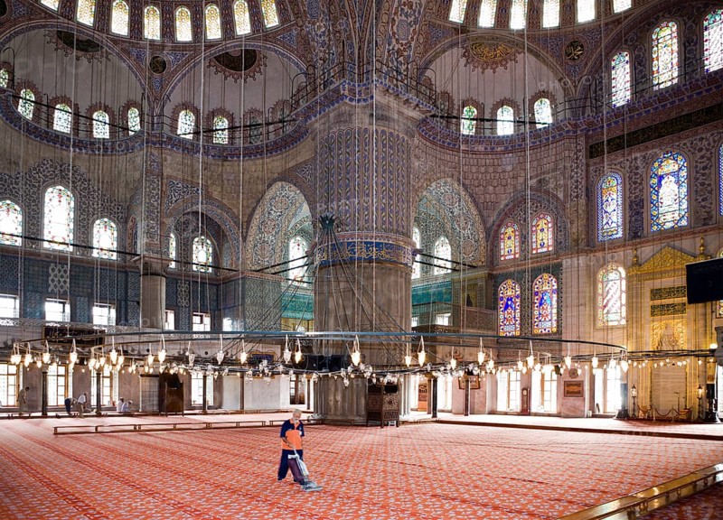 Blue Mosque, Sultan Ahmed Mosque, Istanbul, Turkey, Asia