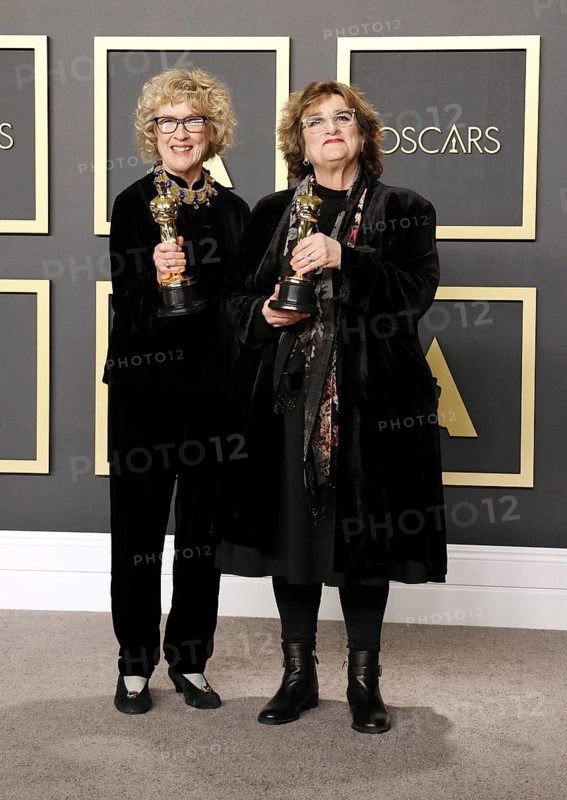 Nancy Haigh and Barbara Ling at the 92nd Academy Awards, Press Room held at the Dolby Theatre in Hollywood, USA on February 9, 2020., Los Angeles, California, USA, North America