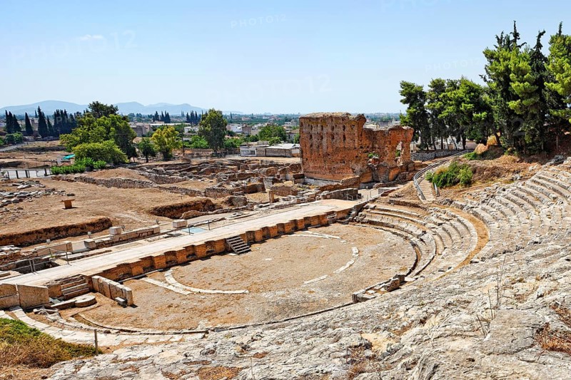 The Ancient Theater of Argos (320 B.C.), Greece, Europe