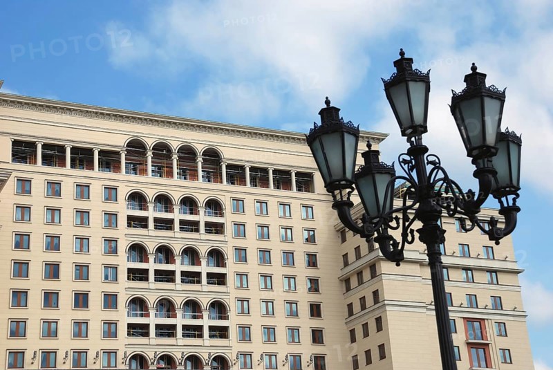 The building of the Moskva hotel in Moscow
