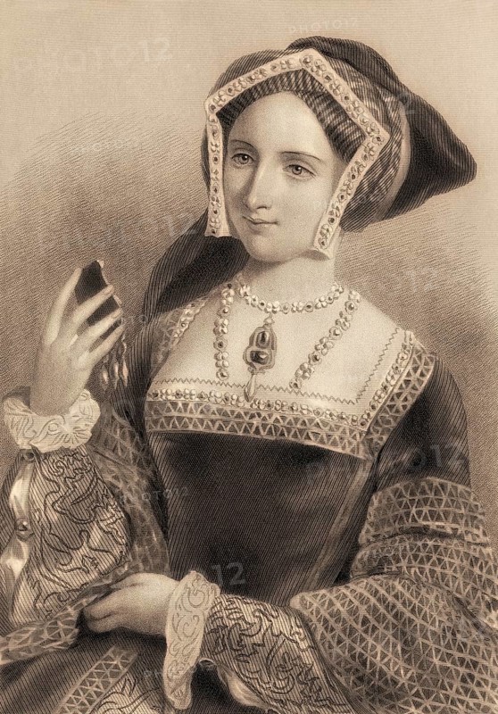 Jane Seymour, c. 1508 – 1537, Queen of England as the third wife of King Henry VIII