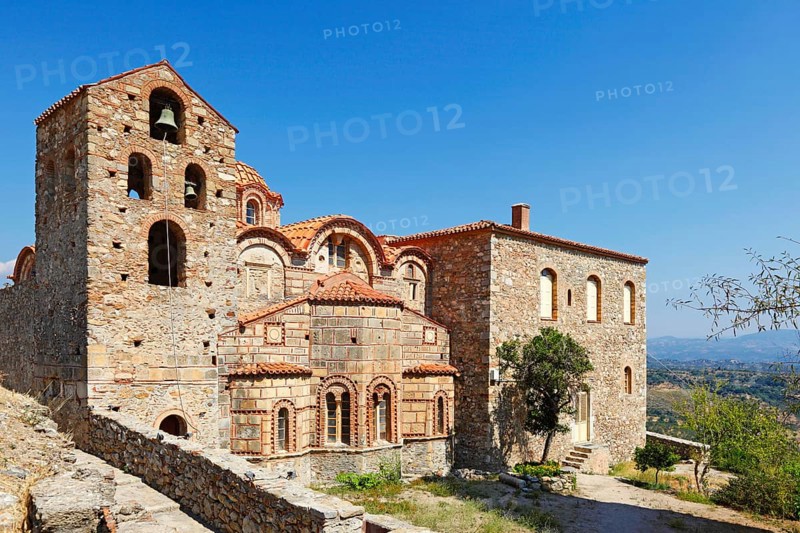 The church of Saint Dimitrios (Metropolis) in Mystras, Greece, Europe