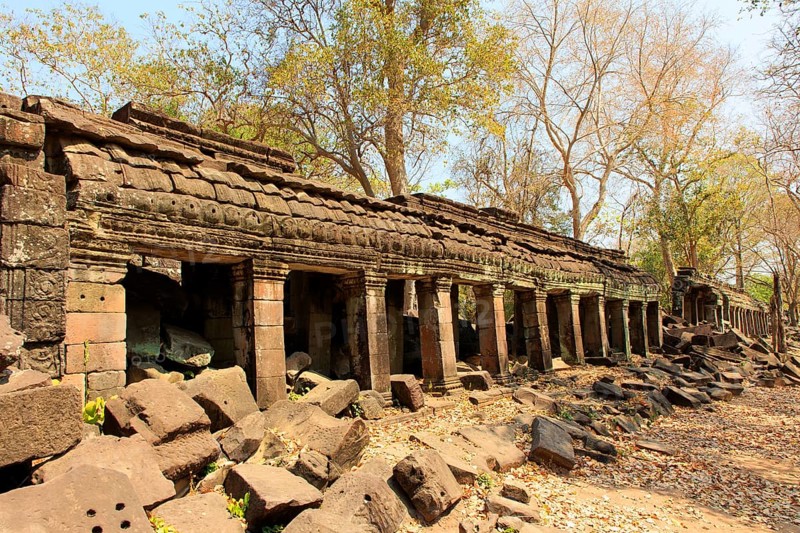 The temple complex of Banteay Chhmar in Cambodia