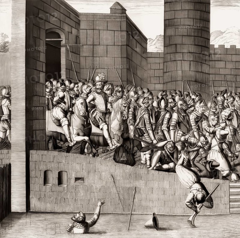 Entry of King Henry IV into Paris on March 22, 1594