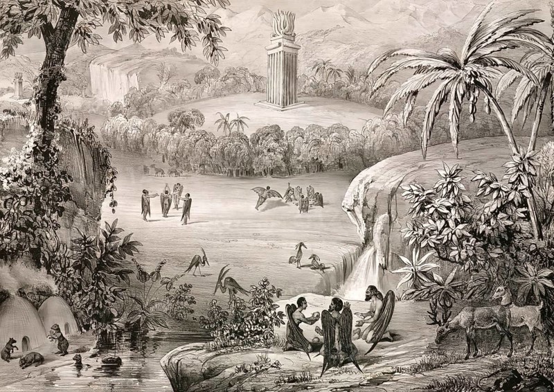Great Moon Hoax, Edinburgh Journal of Science, by Lilith de Thierry Freres, 1835