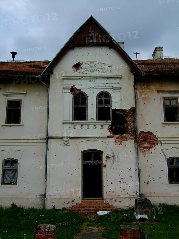 Shattered house