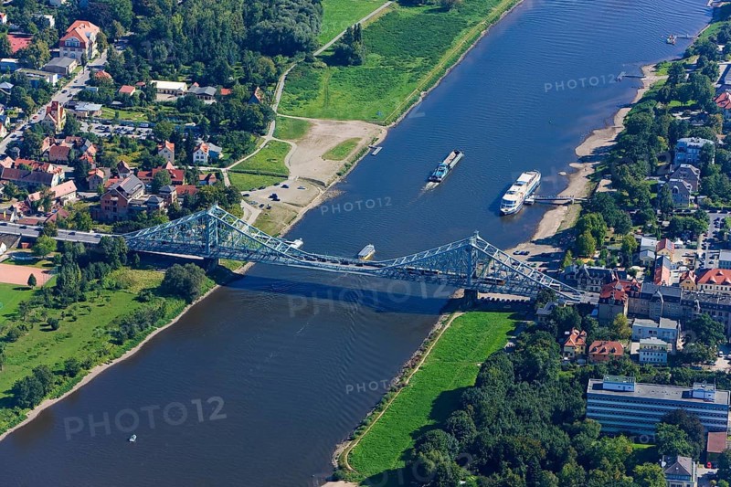 Aerial view Dresden Blue Wonder