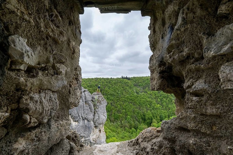 Reußenstein ruins, Swabian Alb, Baden-Württemberg, Germany, Europe