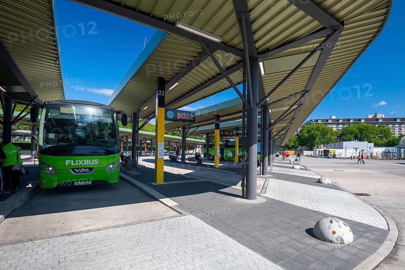 Central bus station ZOB, Flixbus, Messedamm, Westend, Charlottenburg, Berlin, Germany, Europe