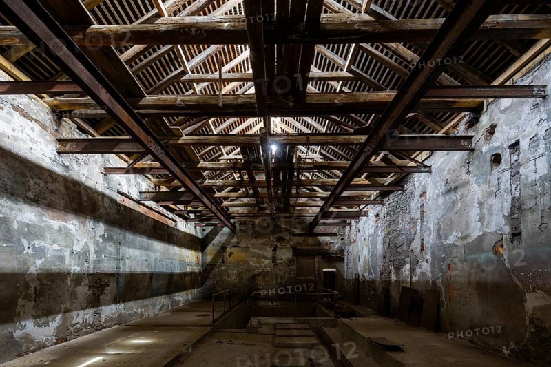 The more than 800-year-old Muldenhütten smelter site. The still existing, historical and heritage-protected smelter buildings as well as their partially preserved technical facilities make the site one of the oldest still existing sites of non-ferrous metallurgy in Germany, 19th Day of the Mining and Metallurgy Show Plants in the District of Central Saxony, Muldenhütten, Saxony, Germany, Europe