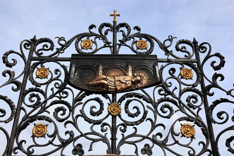 Part of the monument commemorating the drowning of St John Nepomuk on Charles Bridge, Prague, Czech Republic, Europe