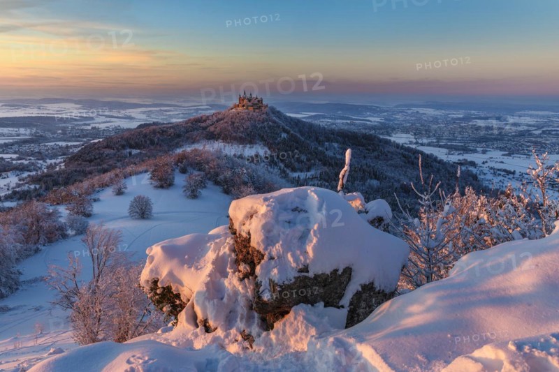 Hohenzollern Castle, Swabian Alb, Baden- Württemberg, Germany, Hohenzollern Castle, Zollernalb, Swabian Alb, Baden-Württemberg, Germany, Europe