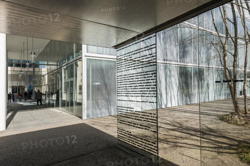 Modern architecture, office building, architects Sejima & Nishizawa (SANAA), Novartis Campus, Basel, Canton of Basel-Stadt, Switzerland, Europe