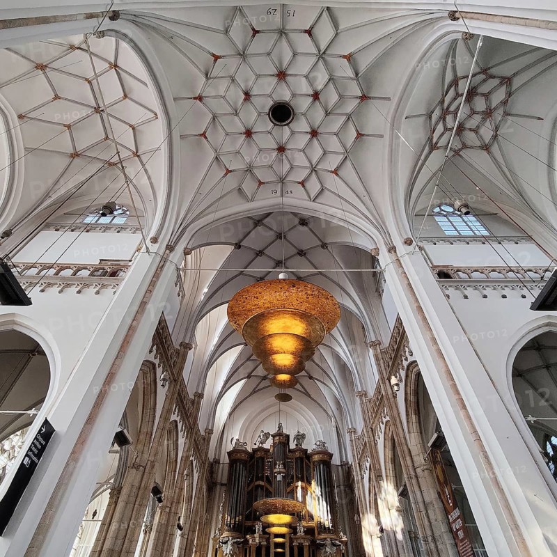 Eusebiuskerk or Grote Kerk, main church of Arnhem, interior view, Province of Gelderland, Netherlands