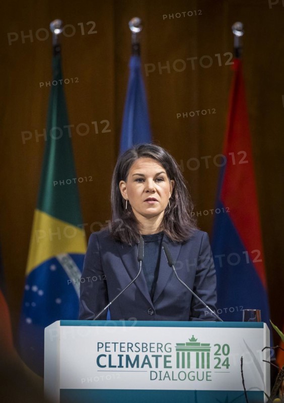 15th Petersberg Climate Dialogue at the Federal Foreign Office. Opening with Annalena Bärbock (Alliance 90/The Greens), Federal Foreign Minister. 'Photographed on behalf of the Federal Foreign Office'