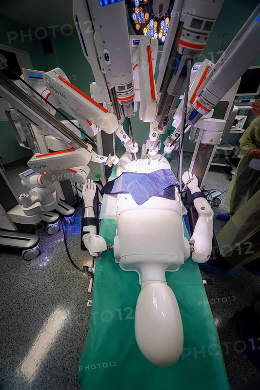 Operating theatre robot HUGO, Dresden, Saxony, Germany, Europe
